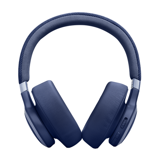 JBL Live 770NC - Blue - Wireless Over-Ear Headphones with True Adaptive Noise Cancelling - Back image number null